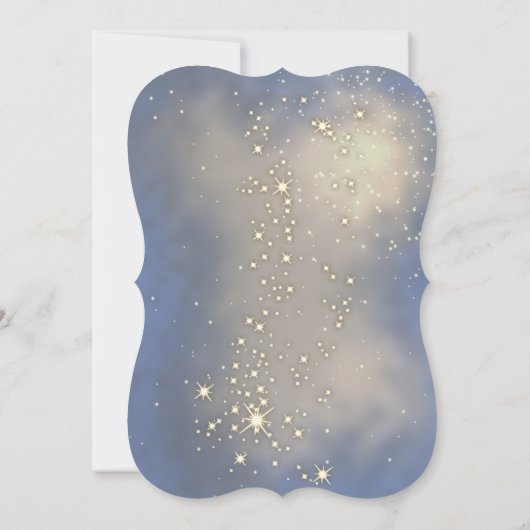 kerstbomen, Gold Bow Company kerstparty Kaart (Achterkant)