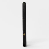 Kerstbomen Gold op zwart Case-Mate iPhone Case (Achterkant/links)