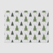 Kerstbomen Groen Weefselpapier Tissuepapier (Voorkant)