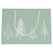 kerstbomen groot cadeauzakje (Voorkant)