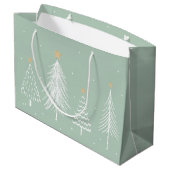 kerstbomen groot cadeauzakje (Achterkant Gekanteld)
