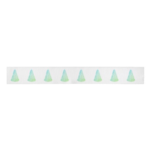 kerstbomen grosgrain lint (Voorkant)