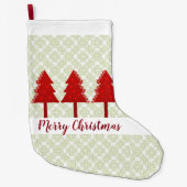 kerstbomen grote kerstsok (Voorkant)