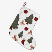 kerstbomen grote kerstsok (Voorkant (Hangend))