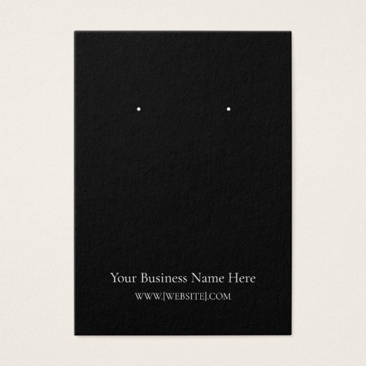 Kerstbomen Herten Oorbel Display Kaart (Voorkant)