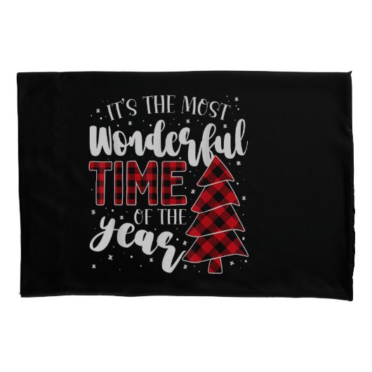 Kerstbomen Het is de mooiste tijd van de Kussensloop (Voorkant)