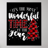 Kerstbomen Het is de mooiste tijd van de Poster (Voorkant)