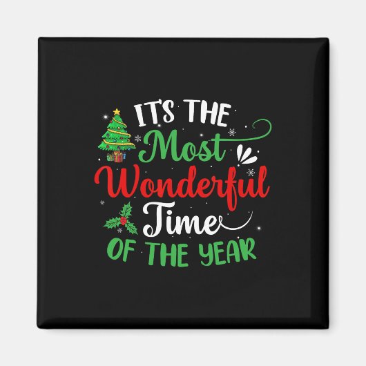 Kerstbomen het mooiste moment van de magneet (Voorkant)