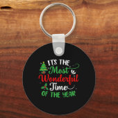 Kerstbomen het mooiste moment van de sleutelhanger (Voorkant)