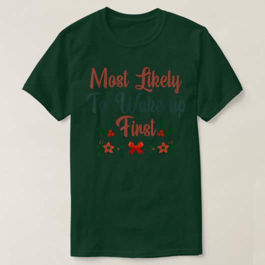 Kerstbomen het mooiste moment van de t-shirt (Design voorkant)