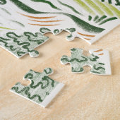 Kerstbomen illustatie vakantie familie foto legpuzzel (Zijkant)