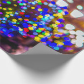 Kerstbomen in de straat cadeaupapier (Hoek)