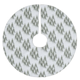 Kerstbomen in het bos kerstboom rok