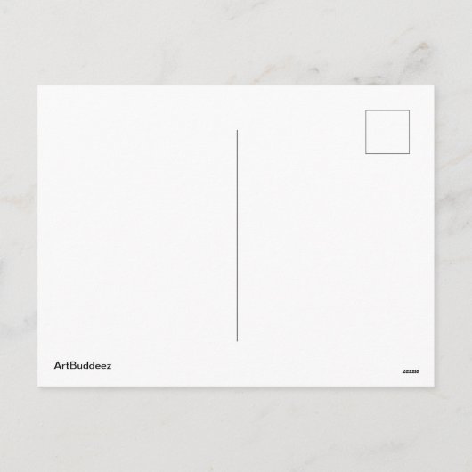 Kerstbomen in het maanlicht feestdagenkaart (Achterkant)