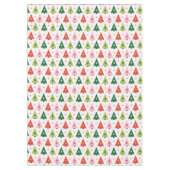 Kerstbomen in mid-century mod-stijl tafelkleed (Voorkant)