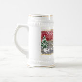 Kerstbomen in vintage stijl bierpul (Links)