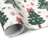 Kerstbomen Inpakpapier (Rol Hoek)