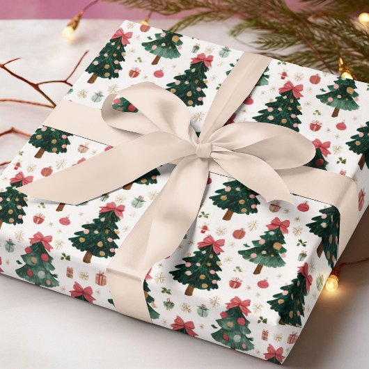 Kerstbomen Inpakpapier