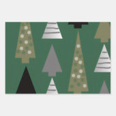 Kerstbomen Inpakpapier Vel (Voorkant)