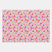 kerstbomen inpakpapier vel (Voorkant)