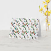 Kerstbomen kaart (Gele Bloem)