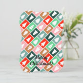 Kerstbomen Kaart (Staand voorkant)