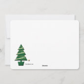 kerstbomen Kaart (Achterkant)