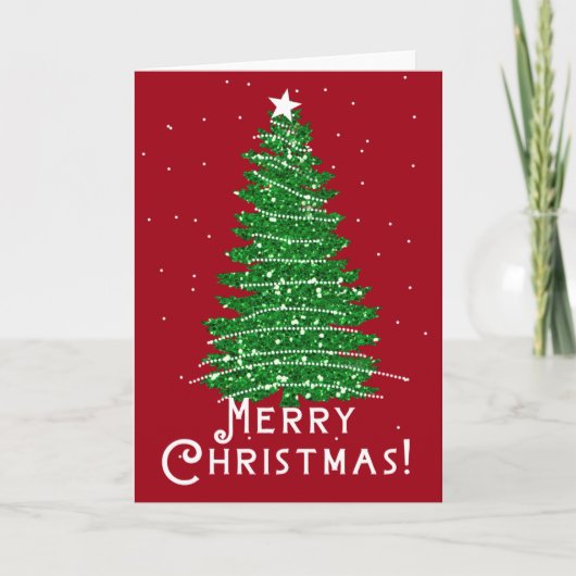 kerstbomen Kaarten voor kerstmis (Voorkant)