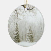 kerstbomen keramisch ornament (Links)