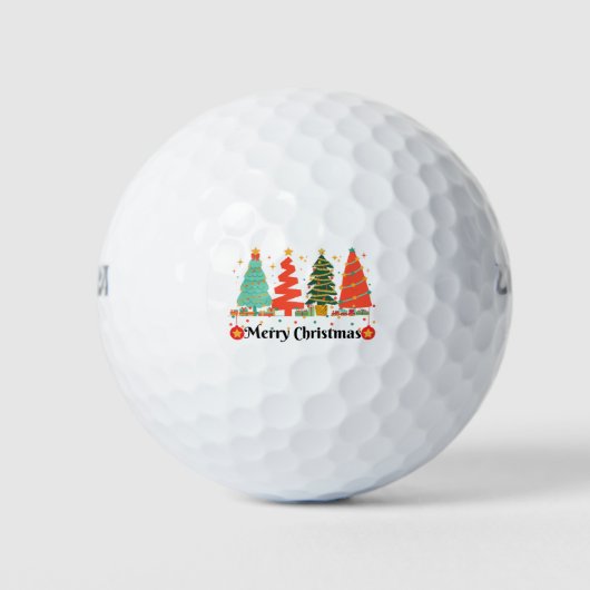 kerstbomen kerst golfballen (Voorkant)