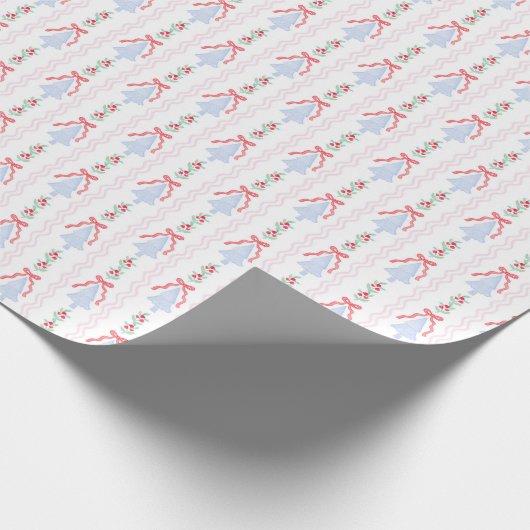 Kerstbomen Kerst inpakpapier (Hoek)