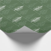 Kerstbomen Kerst inpakpapier (Hoek)