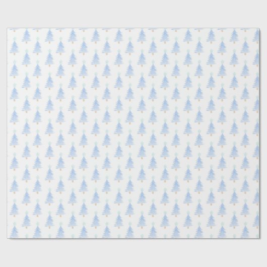 Kerstbomen Kerst inpakpapier (Vlak)