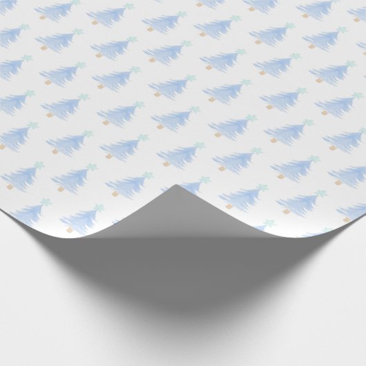 Kerstbomen Kerst inpakpapier (Hoek)