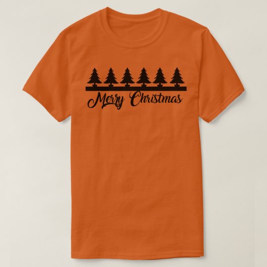 kerstbomen kerst t-shirt (Design voorkant)