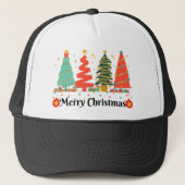 kerstbomen kerst trucker pet (Voorkant)