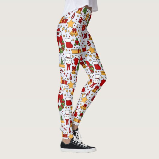 Kerstbomen kerstbomen kerstcadeautjes leggings (Rechts)