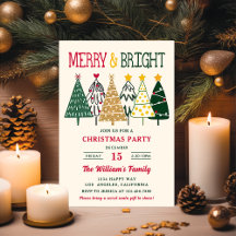 Kerstbomen Kerstfeest Merry and Bright