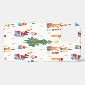 Kerstbomen, Kerstman: waterverf. Case-Mate iPhone Case (Achterkant (horizontaal))