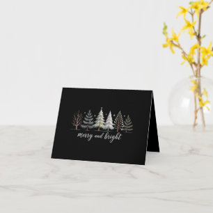 Kerstbomen Kerstvakantie Winter Kaart