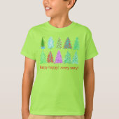 kerstbomen! Kinder Tee Shirt (Voorkant)