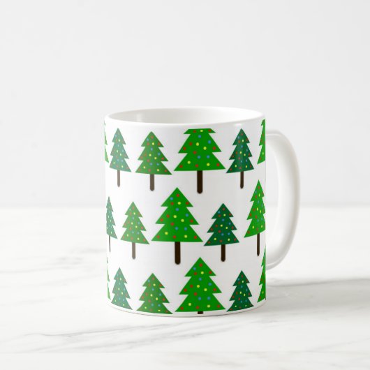 kerstbomen koffiemok (Voorkant rechts)