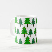 kerstbomen koffiemok (Voorkant links)