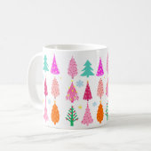kerstbomen koffiemok (Voorkant links)