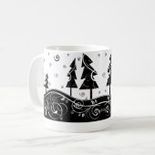 kerstbomen koffiemok (Voorkant links)