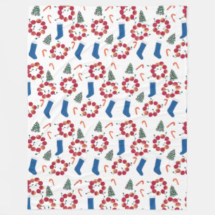 Kerstbomen Kousen Candy Canes Dekens