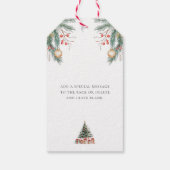 kerstbomen Labels voor kerstcadeautjes Cadeaulabel (Achterkant)