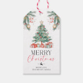 kerstbomen Labels voor kerstcadeautjes Cadeaulabel (Voorkant)