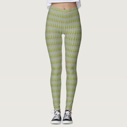 Kerstbomen Leggings voor vrouwen (Voorkant)