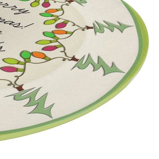 Kerstbomen & Lichten Charcuterie Board Snijplank (Hoek)